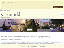 Tablet Screenshot of kriemhild.de